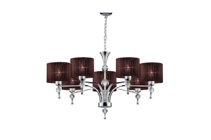 AZzardo AZ2902 DECOline IMPRESS 7 BROWN stropní závěsné svítidlo 7xE27 50W IP20 hnědá