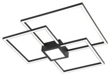 RABALUX 6868 Thabita stropné svietidlo LED 38W/2250lm 4000K matná čierna, biela, switchdimmer