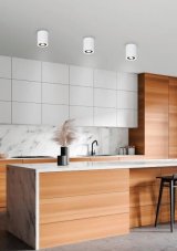 TRIO 612900134 COOKIE povrchové bodové svietidlo 1xGU10 D96mm biela, čierna