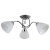 ITALUX PND-5643-3 Lugano stropné svietidlo 3xE27 chróm, biela
