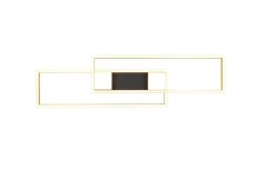 TRIO 647710480 ALBANY stropní svítidlo SMD LED 37W/4300lm 2700-6500K černo zlatá, dálkový ovladač