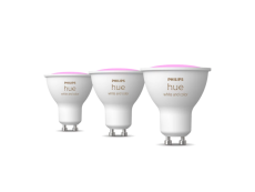 Philips HUE White and color Ambiance 8720169229877 LED žiarovka GU10 4,2W/400lm 2000-6500K+RGB BlueTooth 3-set