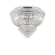 IdealLux 243566 DUBAI PL24 stropné svietidlo E14 24x40W IP20 chróm