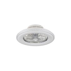 GLOBO 03654 CORUSSO stropné svietidlo s ventilátorom D500mm LED 40W/2500lm 3000-6500K chrómová, biela, diaľkový ovládač