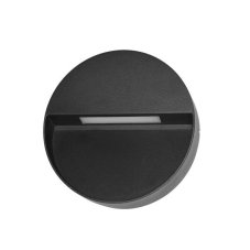 ITALUX OWL-4153-4K Piana vonkajšie nástenné svietidlo LED D145mm 3W/56lm 4000K IP54 čierna