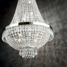 Závesné svietidlo/Luster Ideal lux 114279 CAESAR SP12 CROMO 12xG9 40W chróm