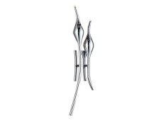 AZZARDO AZ0046 DECOline SNAKE WALL CHROME nástenné svietidlo 2xG4 20W IP20 chróm