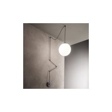 Závěsné svítidlo Ideal lux 160856 BOA SP1 NERO 1xE27 60W černá