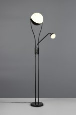 TRIO 478310232 CHRIS stojacia lampa V1800mm SMD LED 18W/2000lm, 3,8W/350lm 3000K čierna
