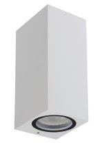 LUCIDE 69800/02/31 ZARO exteriérové nástenné svietidlo GU10 2x35W IP44 biela