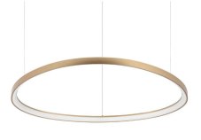 Ideal Lux 307701 GEMINI závesné svietidlo LED 82W 10000/5330lm 3000K mosadzná