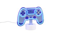TRIO Reality R55911101 CONTROL dekoračná stolná lampička SMD LED V180mm 1,2W modrá, biela
