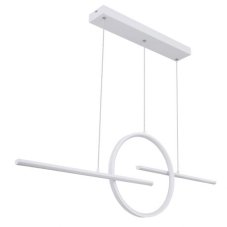 GLOBO 67121-50W BARRAL závesné svietidlo LED 50W/2300lm 3000-4500-6000K biela, stmievateľné, diaľkové ovládanie