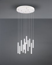 TRIO 321691131 TUBULAR závěsné svítidlo LED D400mm 11x2,5W/220lm 3000K matná bílá, switchdimmer