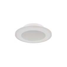 GLOBO 48919-12R LAMELA stropné svietidlo D225mm LED 12W/750lm 4000K biela, zrkadlový 3D efekt