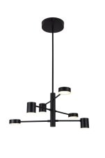 Rabalux 6355 Solomon závesné LED svietidlo 570mm 30W/2400lm 4000K IP20 matná čierna