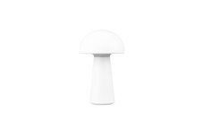 TRIO R52176101 LENNON vonkajšia dekoračná dotyková lampička LED D136mm 2W/180lm 3000K IP44 biela, nabíjateľná batéria, USB