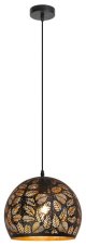 RABALUX 2276 Manorca závesné svietidlo E27 1x40W čierna, zlatá