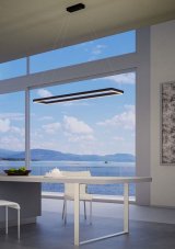 REDO 01-2927 FEBE závěsné svítidlo LED 40W/3250lm 3000K černá, switchdimmer