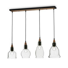 Závěsné svítidlo Ideal lux 122557 Greta SP4 4xE27 60W černá