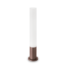 IdealLux 213071 EDO OUTDOOR PT1 ROUND záhradný stĺpik GX53 1x15W IP44 kávová