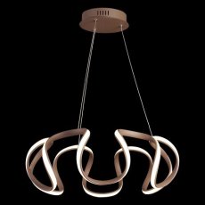 LUXERA 18201 PASSO závesné svietidlo 560 mm LED/38W,3000K,hnedá/biela