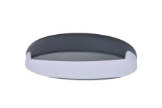 LUTEC 6303401118 SWEEP exteriérové stropné/nástenne svietidlo LED 23,5W 1600lm 3000/4000K IP54 tmavá šedá