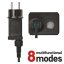 D4BW08 EMOS CLASSIC vánoční řetěz - ježek 960 LED 7,2m černý drát, teplá bílá, 8 módů, časovač, IP44