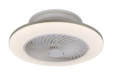 Rabalux 6710 Dalfon stmievateľné stropné LED svietidlo /ventilátor 550mm 36W/2100lm 3000-6000K IP20 s diaľkovým ovládaním biela