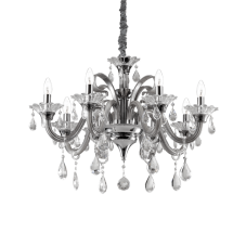 Závesné svietidlo/Luster Ideal lux 081519 COLOSSAL SP8 GRIGIO 8xE14 40W