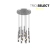 TRIO SELECT 344531106 LUCENT závesné svietidlo D500mm SMD LED 11x3W/280lm 2300+3000+4000K chrómová, switchdimmer
