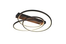 TRIO 649110132 DARVIN stropné svietidlo SMD LED 34W/4500lm 2300+3000+4000K čierna matná, switchdimmer