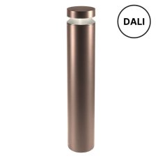 REDO 90506-DALI XGROW vonkajšie stojanové svietidlo/stĺpik SMD LED V800mm 24W 3017/1706lm 3000K IP65 hrdzavohnedá