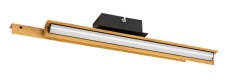 RABALUX 71045 Remiel nástenné svietidlo LED 12W/760lm 3000K matná čierna, imitácia dreva