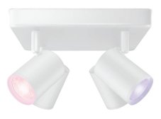 Philips Wiz Colors 8719514554559 IMAGEO stropné bodové svietidlo/spot 4xGU10 4x5W/345lm 2200-6500K+RGB biela