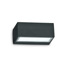 Exteriérové nástenné svietidlo Ideal lux 115375 TWIN AP1 NERO 1xG9 28W IP44