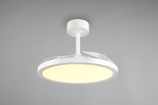 TRIO Reality R64452131 KASFJORD Stropné svietidlo s ventilátorom D1060mm SMD LED 34W/3900lm 2700-6500K biela, diaľkový ovládač