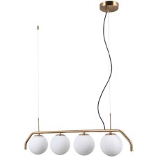 Italux PND-3300-4-HBR závesné svietidlo Carimi 4x5W G9 mosadzná medená, biela