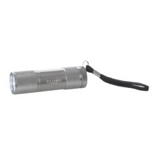 GLOBO 31903 FLASHLIGHT ručné svítidlo kovové LED D26mm, včetne betérií 3xAAA, 6000K, stříbrná