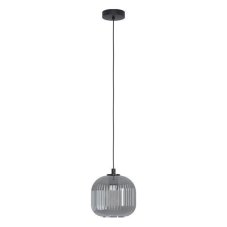 Eglo 99371 MANTUNALLE 1 Závesné svietidlo D200mm E27 1X40W čierna, čierna priehladná