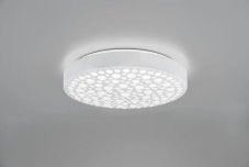 TRIO Reality R67161131 CHIZU stropné svietidlo SMD LED D400mm 22W/2500lm 2700-6000K RGB, biela matná, stmievateľné, diaľkový ovládač