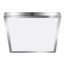 EGLO 30894 FUEVA 5 stropné svietidlo LED 285x285mm 20,5W/2500lm 4000K IP44 chróm, biela