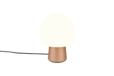 TRIO 568200165 STEEN stolná lampička V270mm 1xE14 hnedá, biela