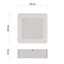 Emos ZM6432 LED RUBIC stropní/nástěnné přisazené klasické svítidlo čtverec 120 × 120 × 42 mm 9W 900lm 4000K bíla