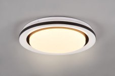 TRIO Reality R67244000 CARTIDA stropné svietidlo SMD LED D380mm 17W/2000lm 2700-6000K+RGB biela diaľkový ovládač