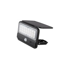 RABALUX 77040 Flaxton solárne nástenné svietidlo so senzorom LED 7W/700lm 4000K IP54 čierna, priehľadná