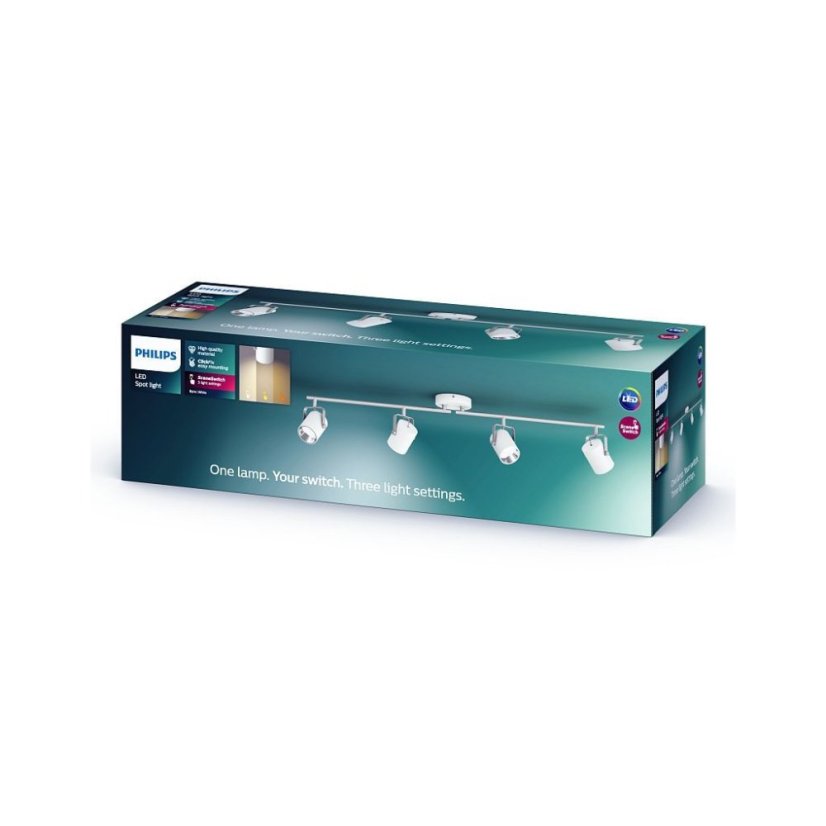 Philps 50664/31/P0 Byre LED Spot 4,5W=1600lm biely 2200-2700K SceneSwitch