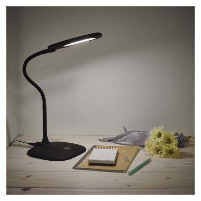 EMOS Z7602B STELLA stolní lampa LED 6,5W/400lm 4000K, stmívatelné, černá