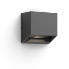 Philips 8720169351318 UltraEfficient Alix vonkajšie nástenné svietidlo efektné LED 4,3W/800lm 2700K IP44 antracitová