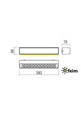 REDO 90250 AROOS exteriérové nástenné svietidlo POWER LED 14W 644lm 3000K IP65 biela